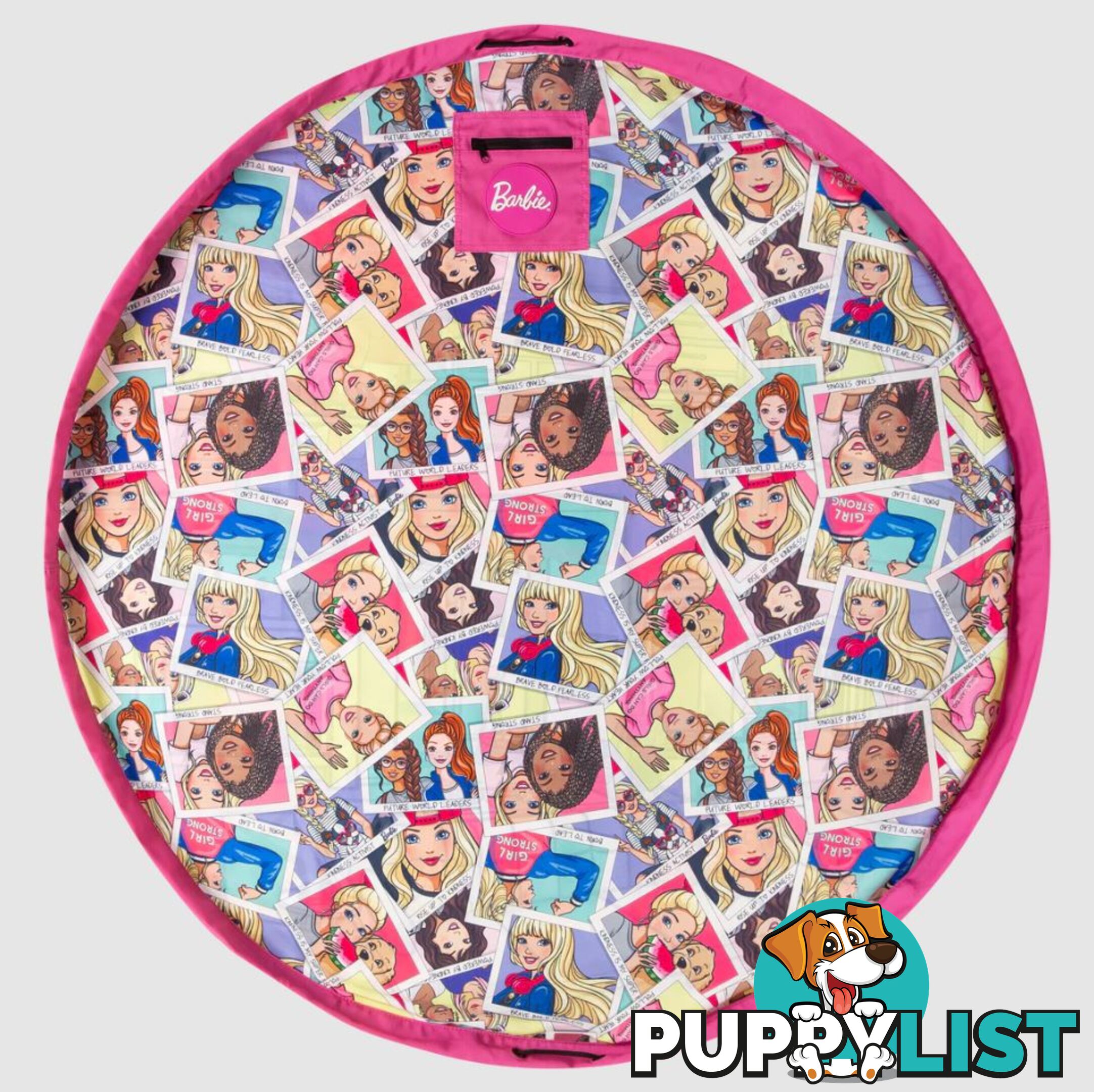 Barbie Play Pouch Toy Storage Bag & Mat - Art66063 - 795853913002