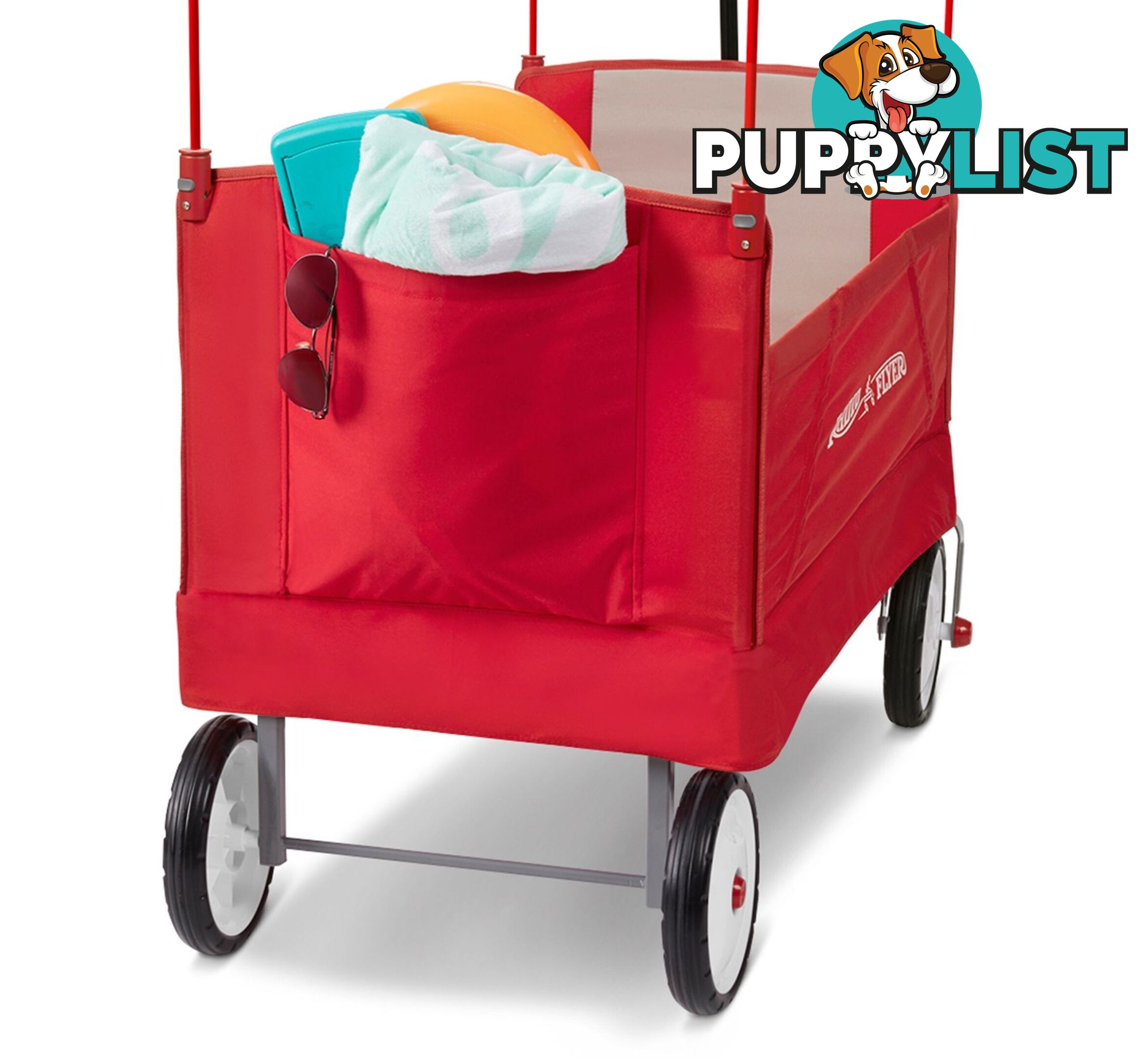 Radio Flyer - EZ Fold Wagon® With Canopy  - Art62734 - 042385113302