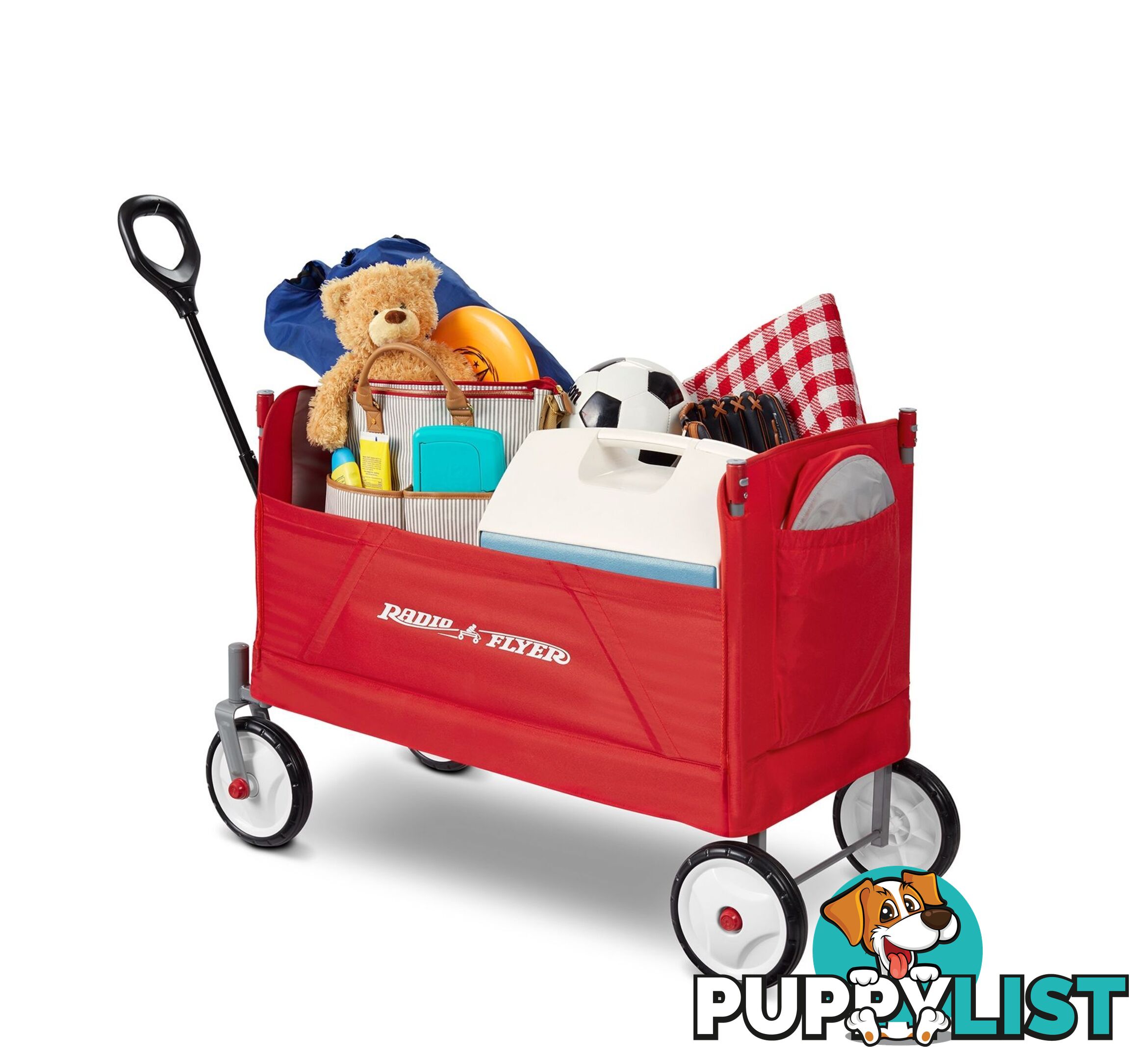 Radio Flyer - EZ Fold Wagon® With Canopy  - Art62734 - 042385113302