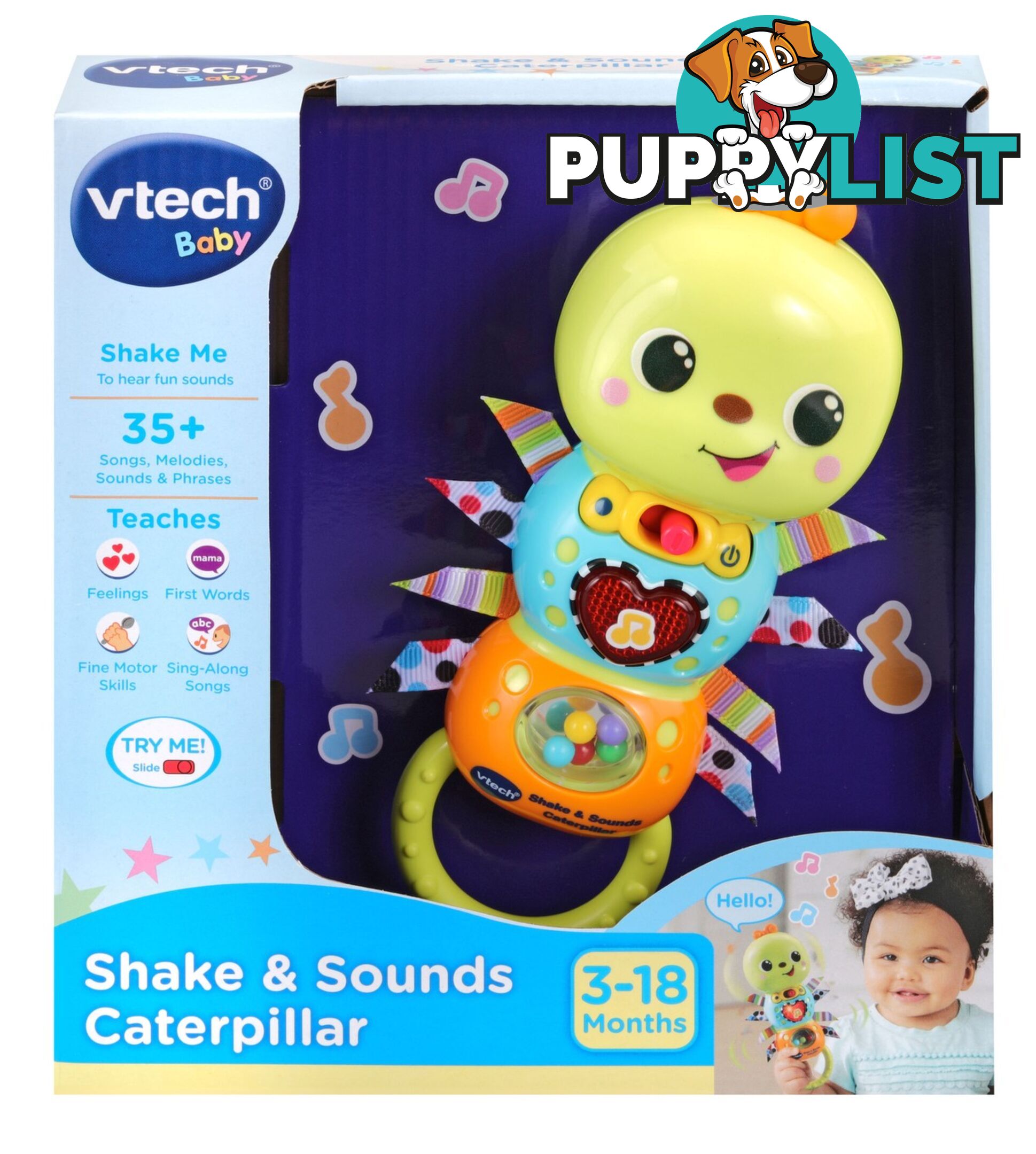 Vtech - Shake & Sounds Caterpillar - Tn80527803006 - 3417765278037