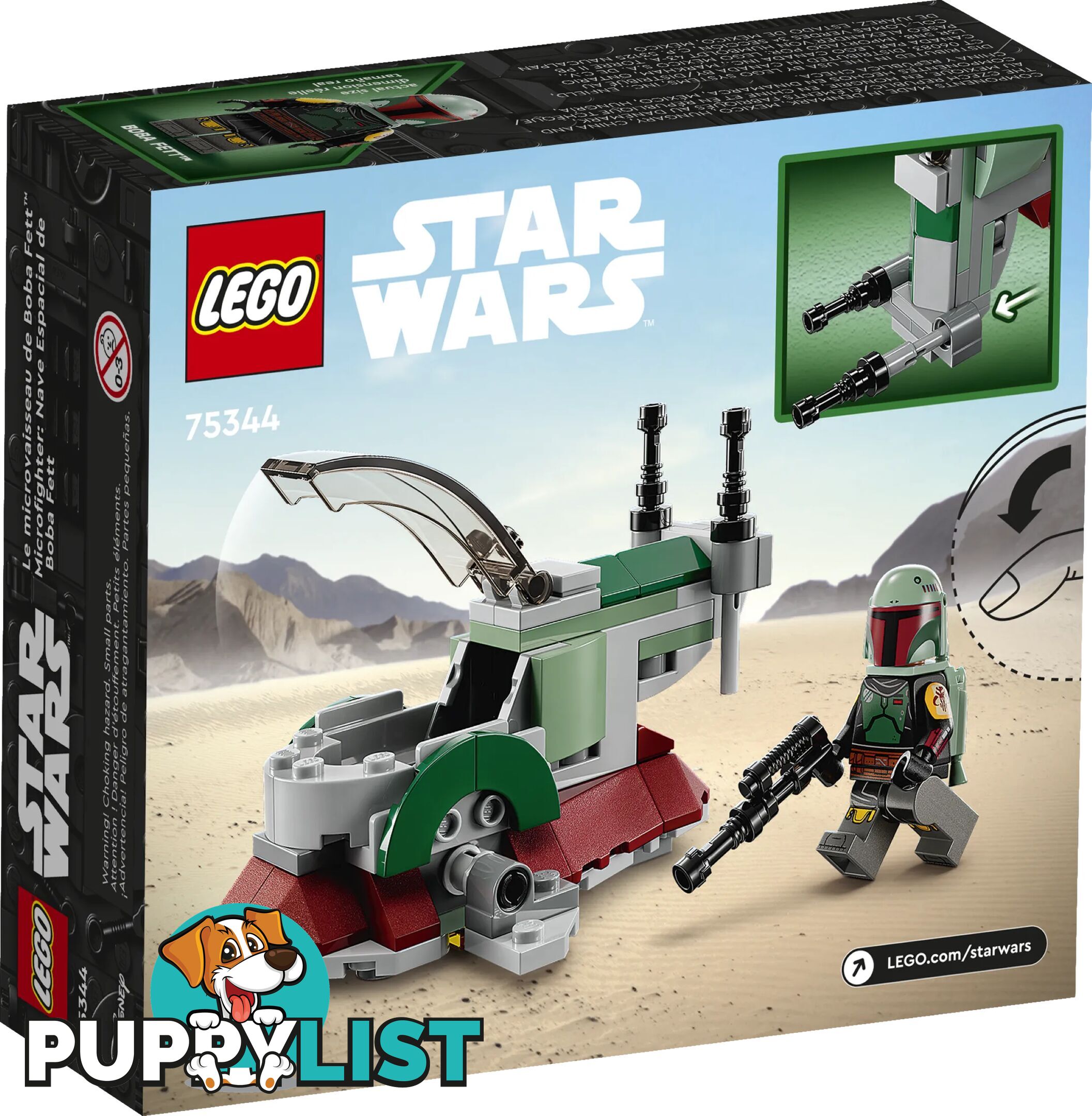 LEGO 75344 Boba Fett's Starship Microfighter - Star Wars - 5702017421278