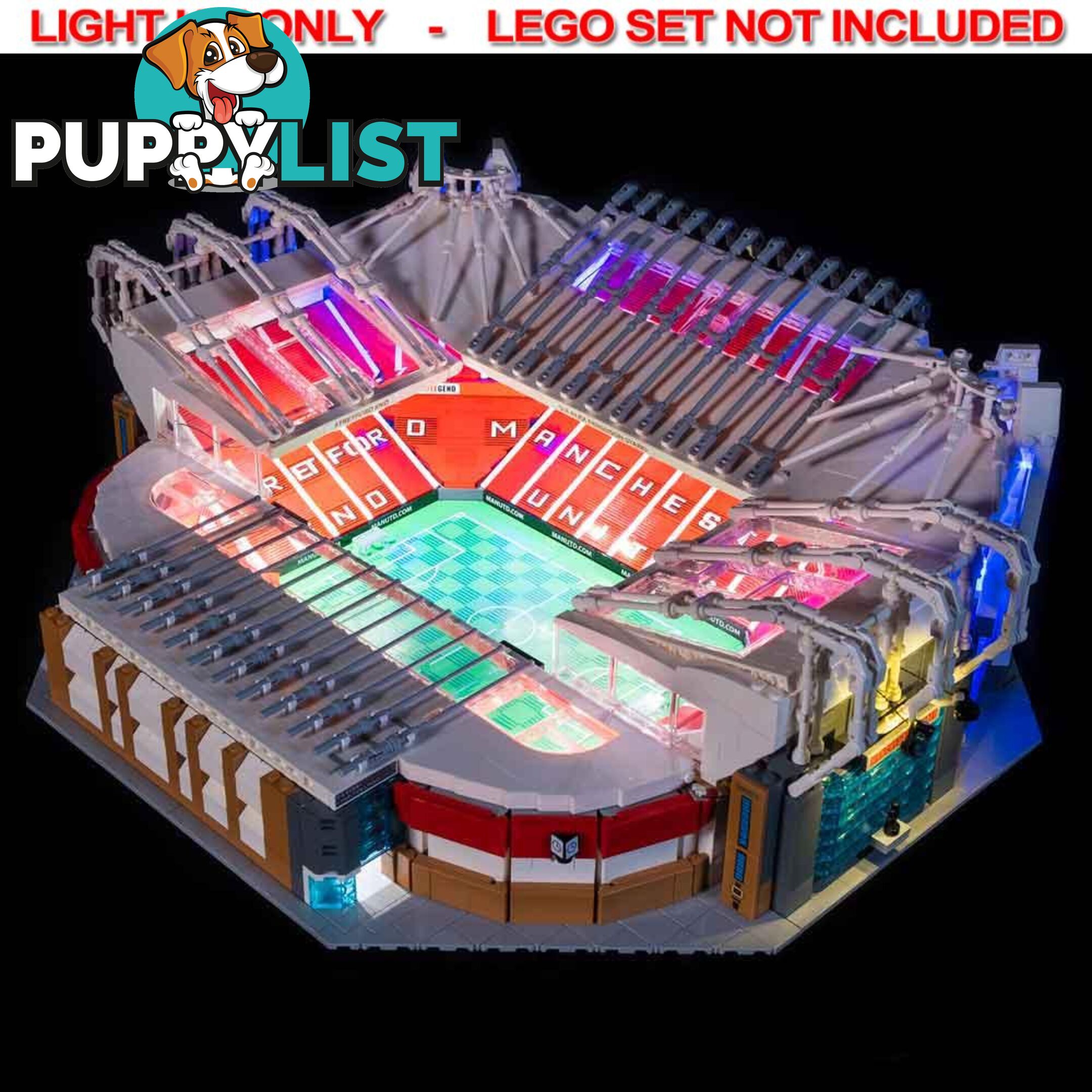 LIGHT KIT for LEGO Old Trafford - Manchester United 10272 - Light My Bricks - 793591189796