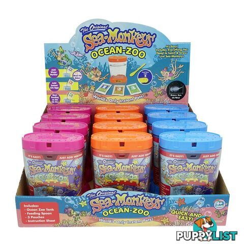 Sea Monkeys - Ocean Zoo Assorted Styles - Art66001 - 4894166232230