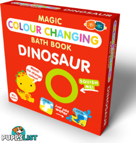 Buddy & Barney - Magic Colour Changing Bath Book - Dinosaur - Mh Bb191 - 9781912544646