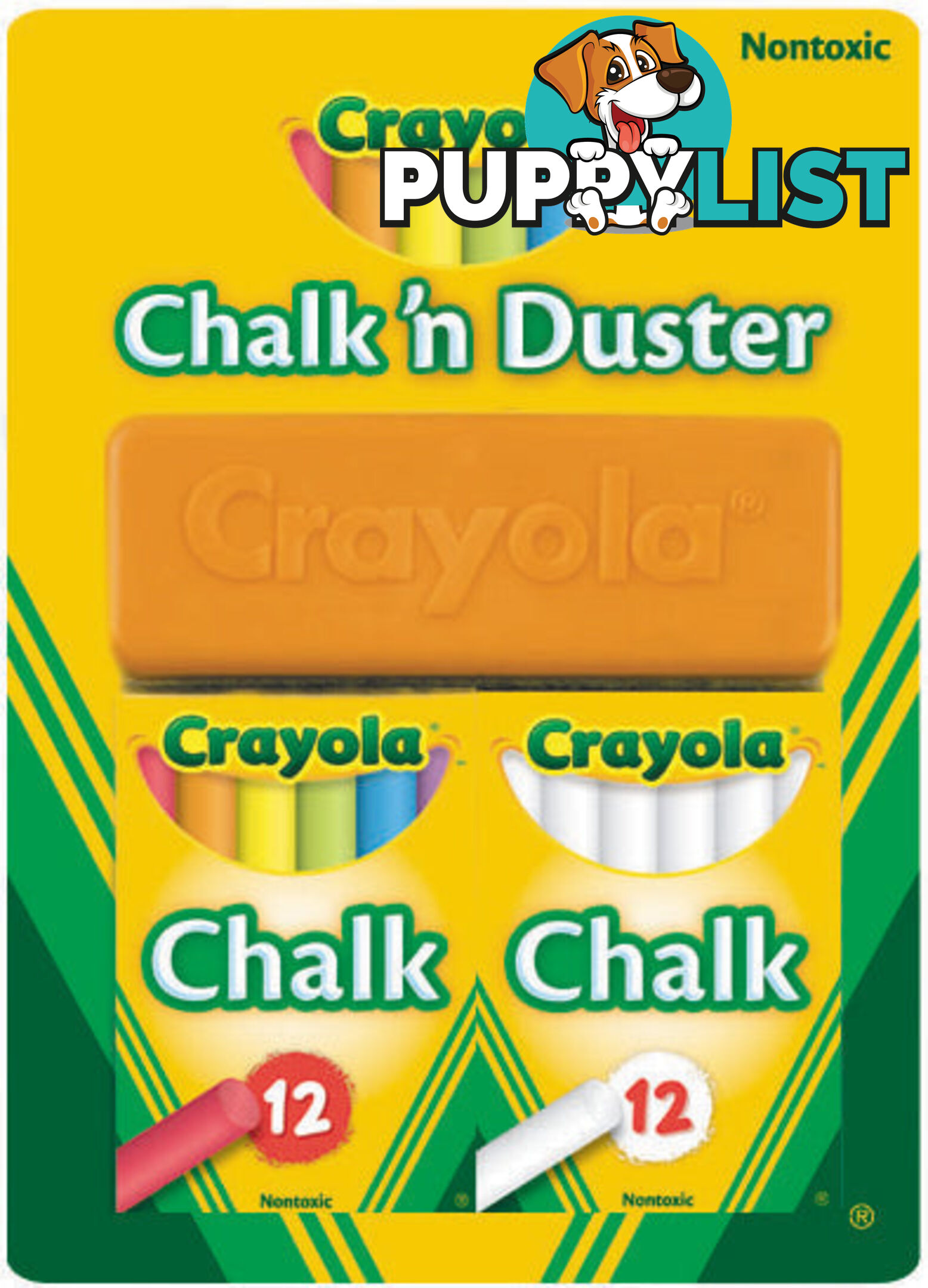 Crayola - Chalk N Duster Blister Pack - Bs516009 - 071662060091