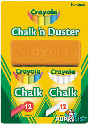 Crayola - Chalk N Duster Blister Pack - Bs516009 - 071662060091