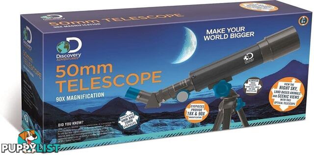 Discovery Adventures 50mm Astronomical Telescope Electronics Mdda08 - 5060062144536