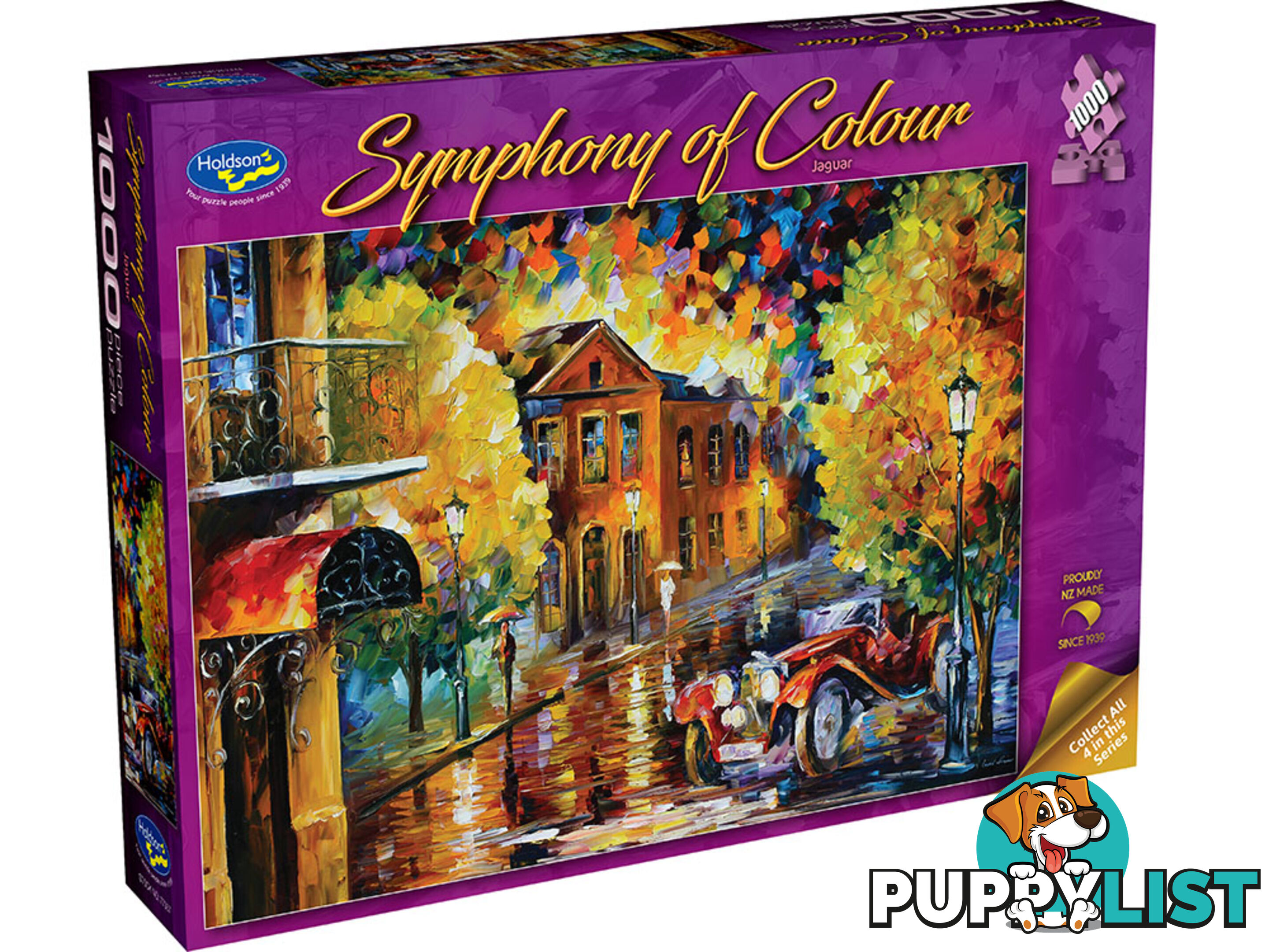 Holdson Jigsaw Puzzle - Symphony Of Colour Jaguar 1000 Piece Jigsaw Puzzle Hol773572 - 9414131773572