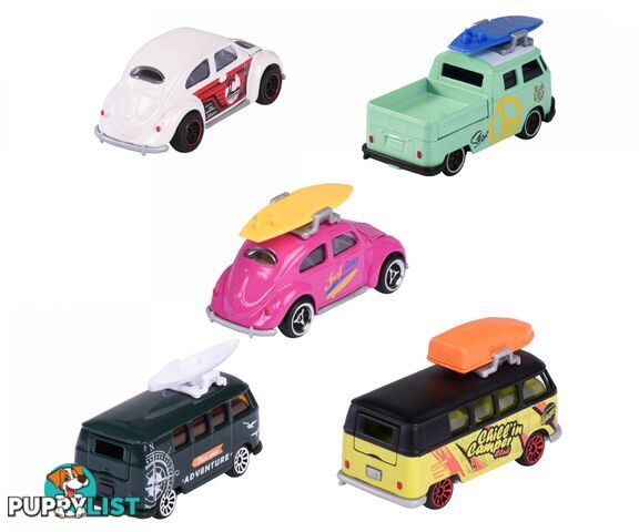 Majorette - Vw The Originals 5 Pieces Pack - Rpmj65488 - 3467452065488