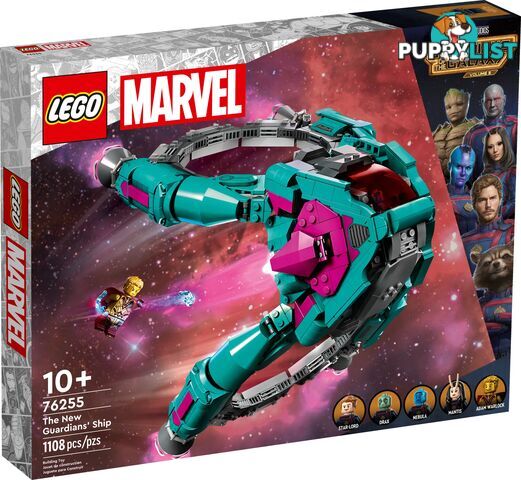 LEGO 76255 The New Guardians' Ship - Super Heroes Marvel Guardians of the Galaxy Volume 3 - 5702017419725