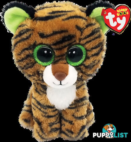 Ty - Beanie Boos - Tiggy Brown Striped Tiger Small 15cm - Bg36387 - 008421363872