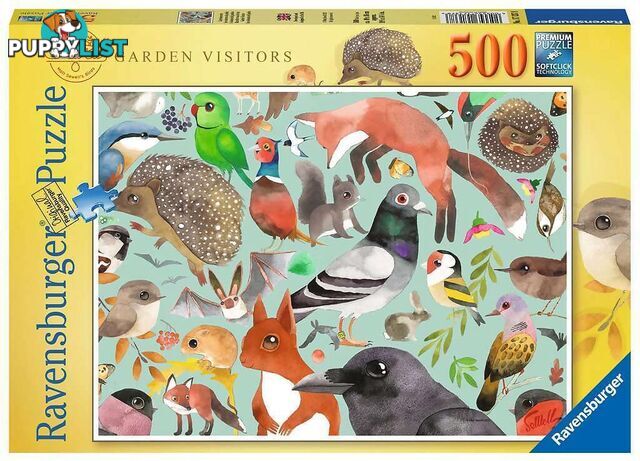 Ravensburger - Garden Vistors Jigsaw Puzzle 500pc - Mdrb17137 - 4005556171378