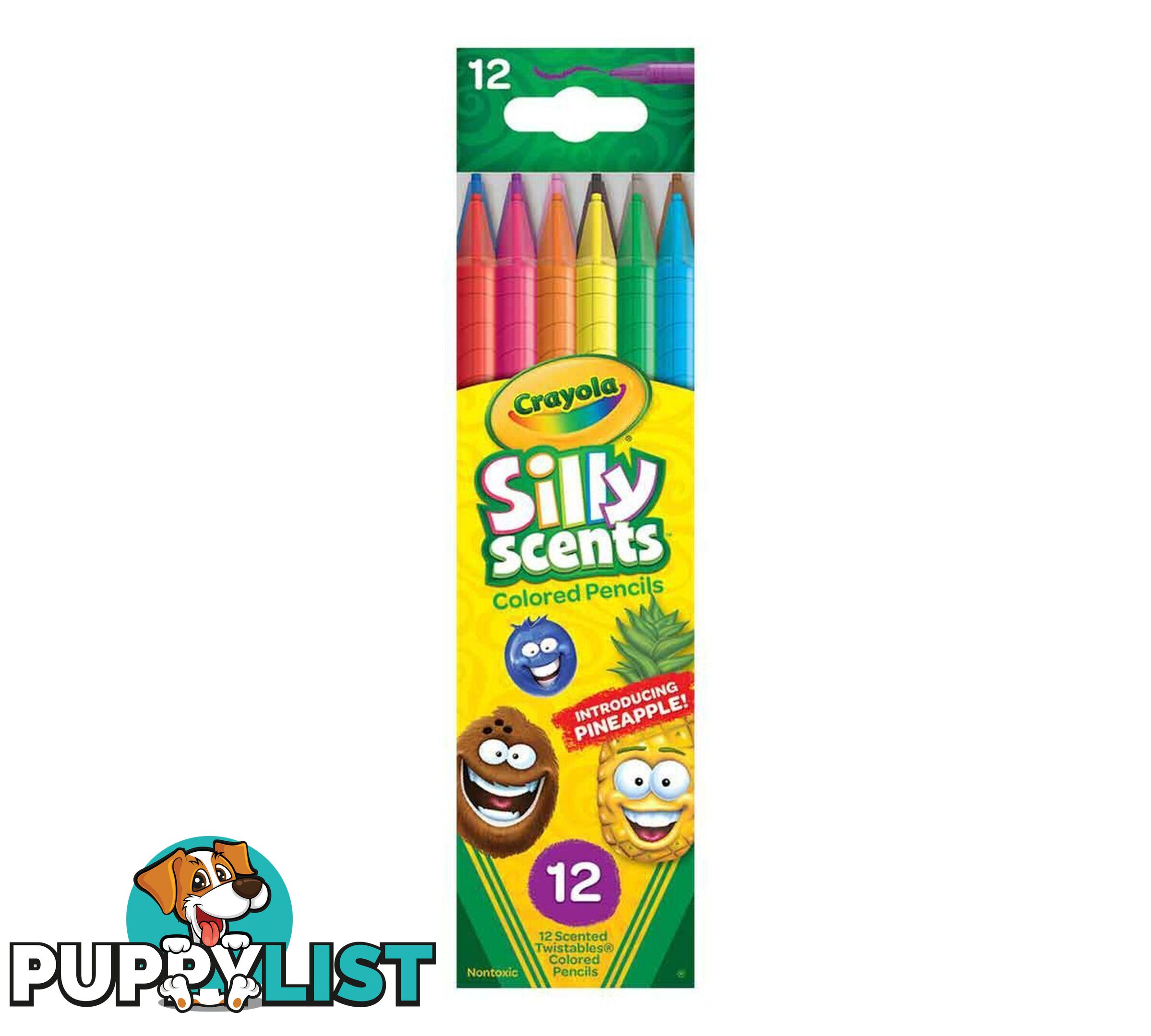 Crayola - 12 Silly Scents Twistables Colored Pencils - Bs687402 - 071662074029