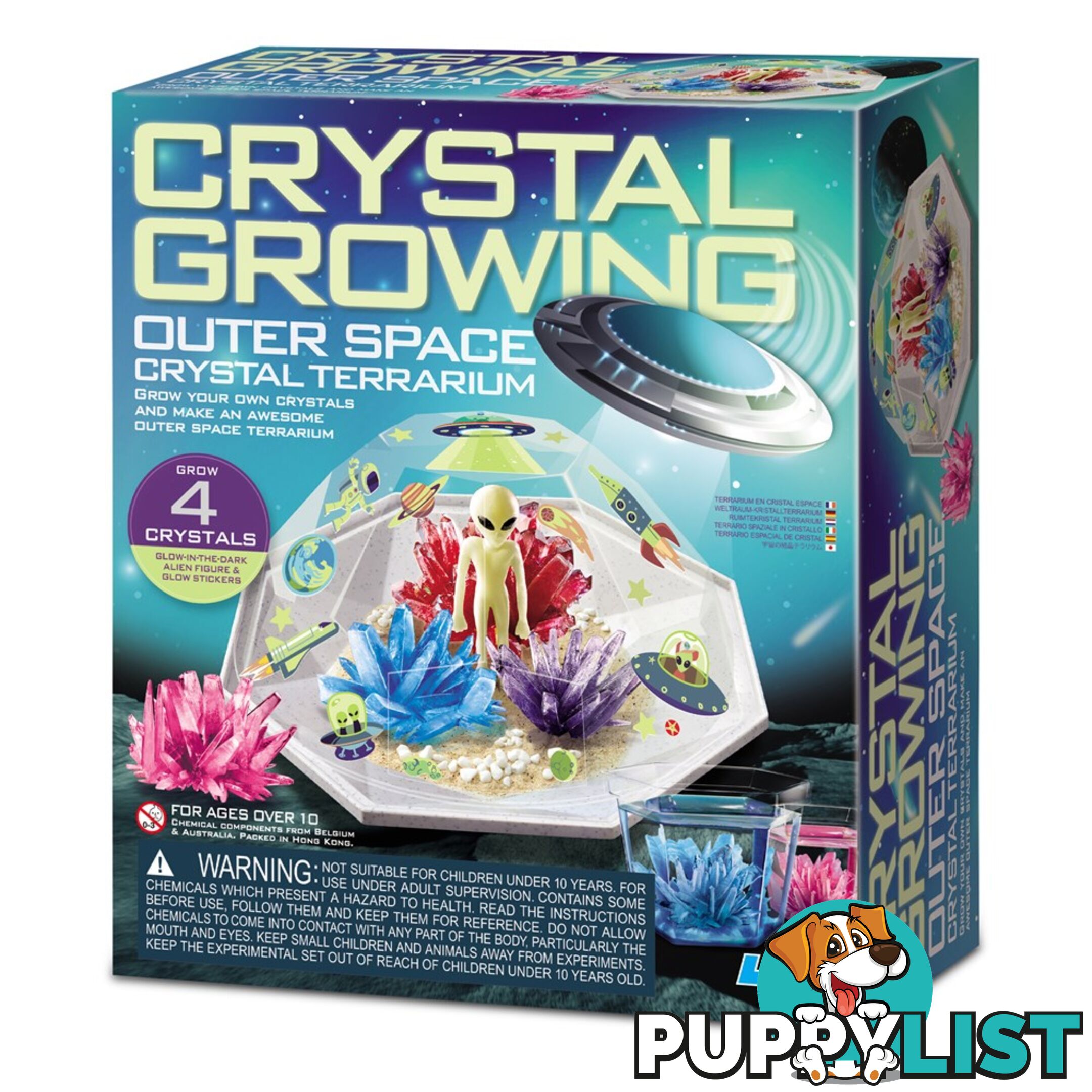 4m - Crystal Growing - Outer Space Crystal Terrarium - Jpfsg3932 - 4893156039323