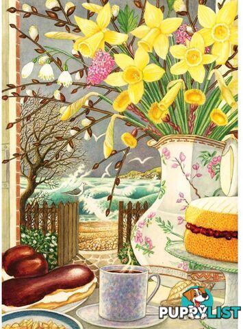 Holdson - Floral Fiesta - Daffodils By The Sea - Jigsaw Puzzle 1000 Pieces - Jdhol775552 - 9414131775552