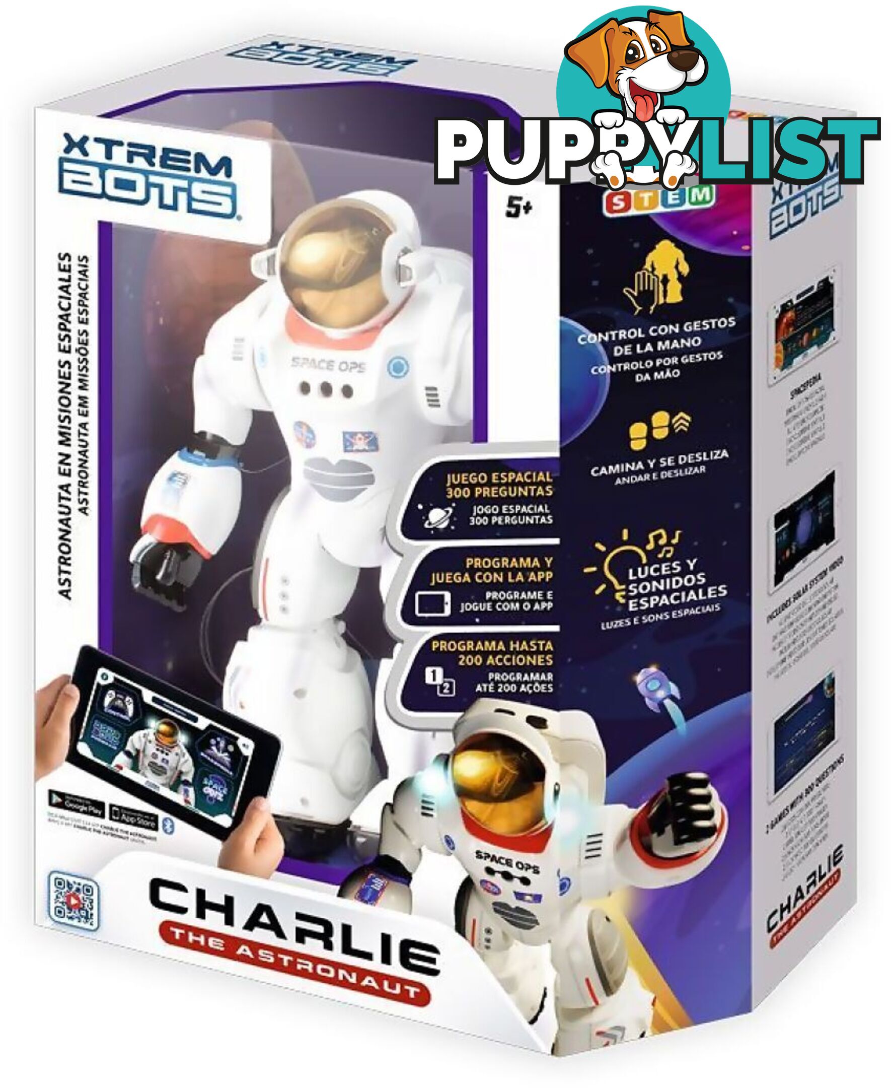 Xtrem Bots - Charlie The Astronaut - Gdlsxt3803085 - 8436598030853