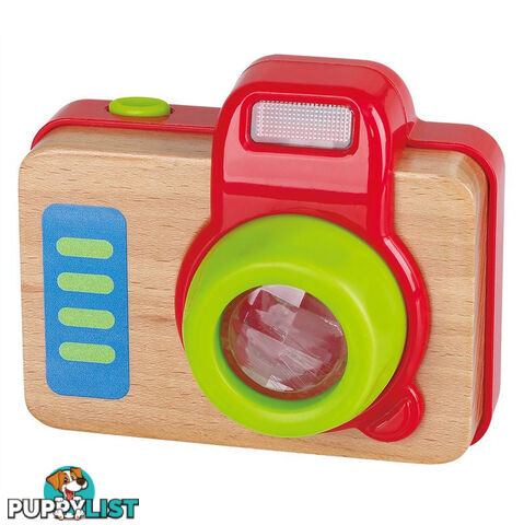 Beech Wood Peek And Snap Camera Battery Operated  Playgo Toys Ent. Ltd Art64877 - 4892401400338