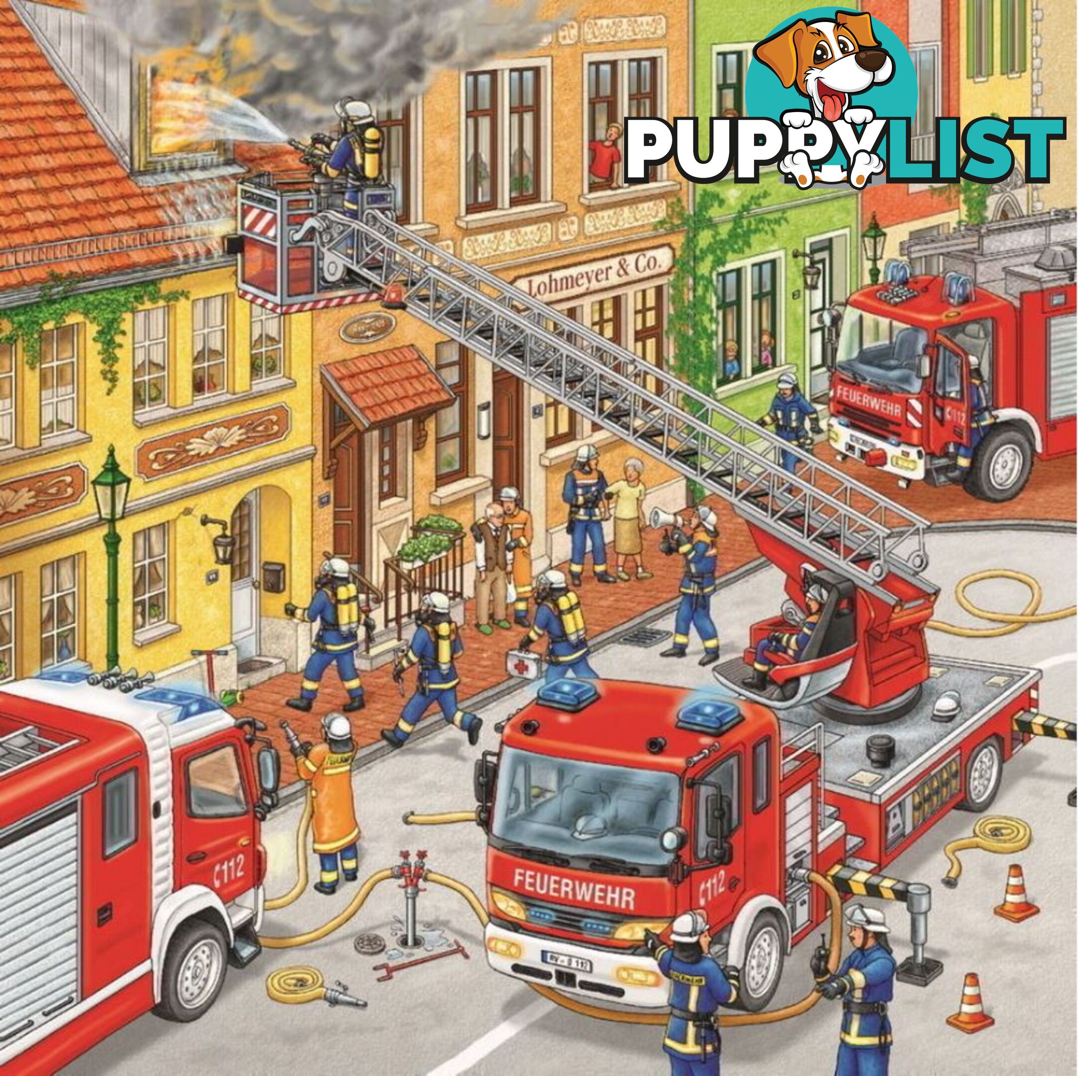 Ravensburger - Fire Brigade Run Jigsaw Puzzle 3 X 49pc - Mdrb094011 - 4005556094011