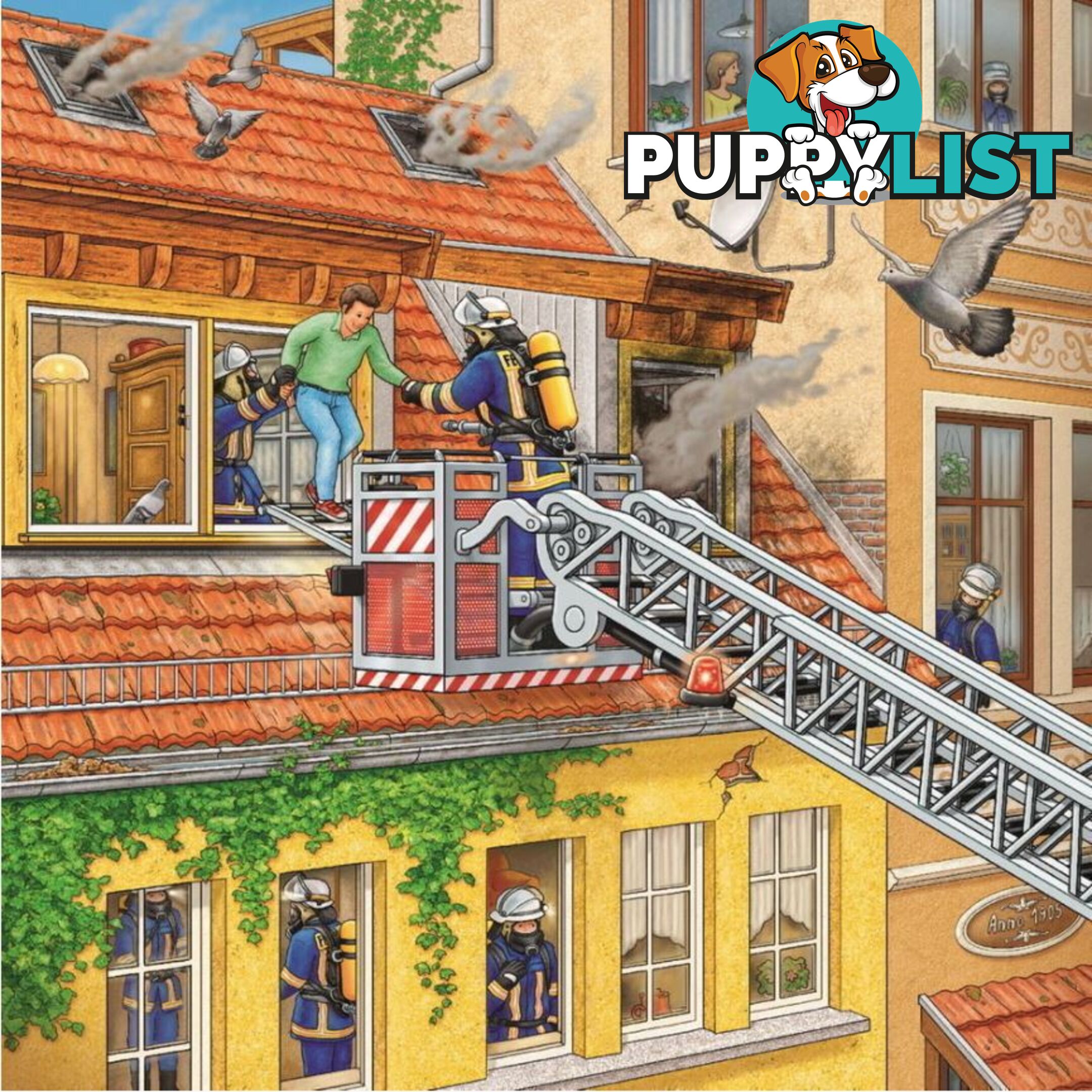 Ravensburger - Fire Brigade Run Jigsaw Puzzle 3 X 49pc - Mdrb094011 - 4005556094011