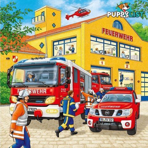 Ravensburger - Fire Brigade Run Jigsaw Puzzle 3 X 49pc - Mdrb094011 - 4005556094011