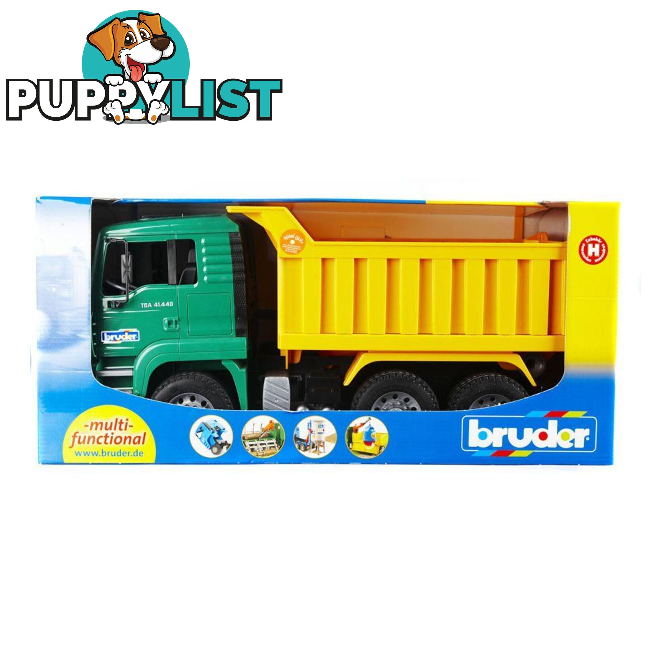 Bruder 1:16 Man Tga Tip Up Truck Zi24002765 - 4001702027650