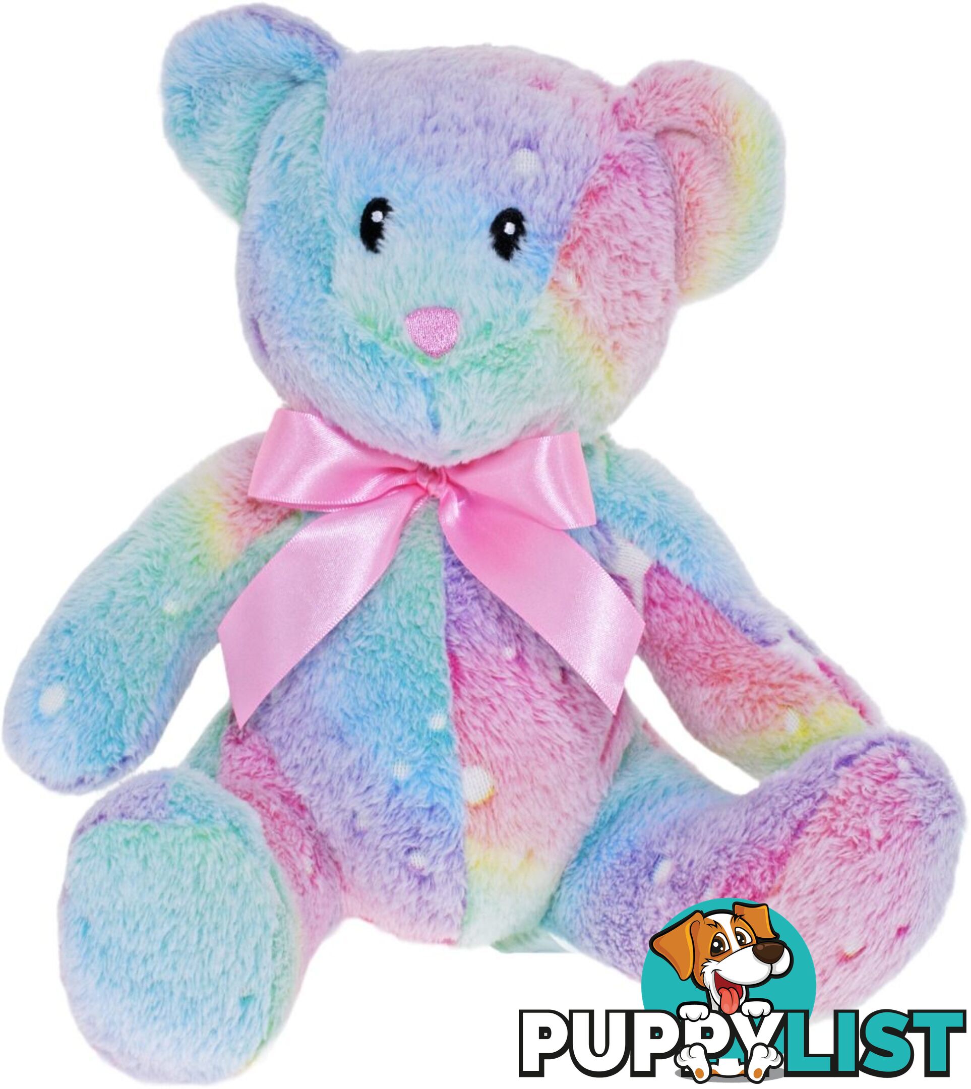 Cotton Candy - Plush Bear Teddy Blue Multi Glow In The Dark- Ccbbr05 - 9353468017884