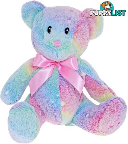 Cotton Candy - Plush Bear Teddy Blue Multi Glow In The Dark- Ccbbr05 - 9353468017884