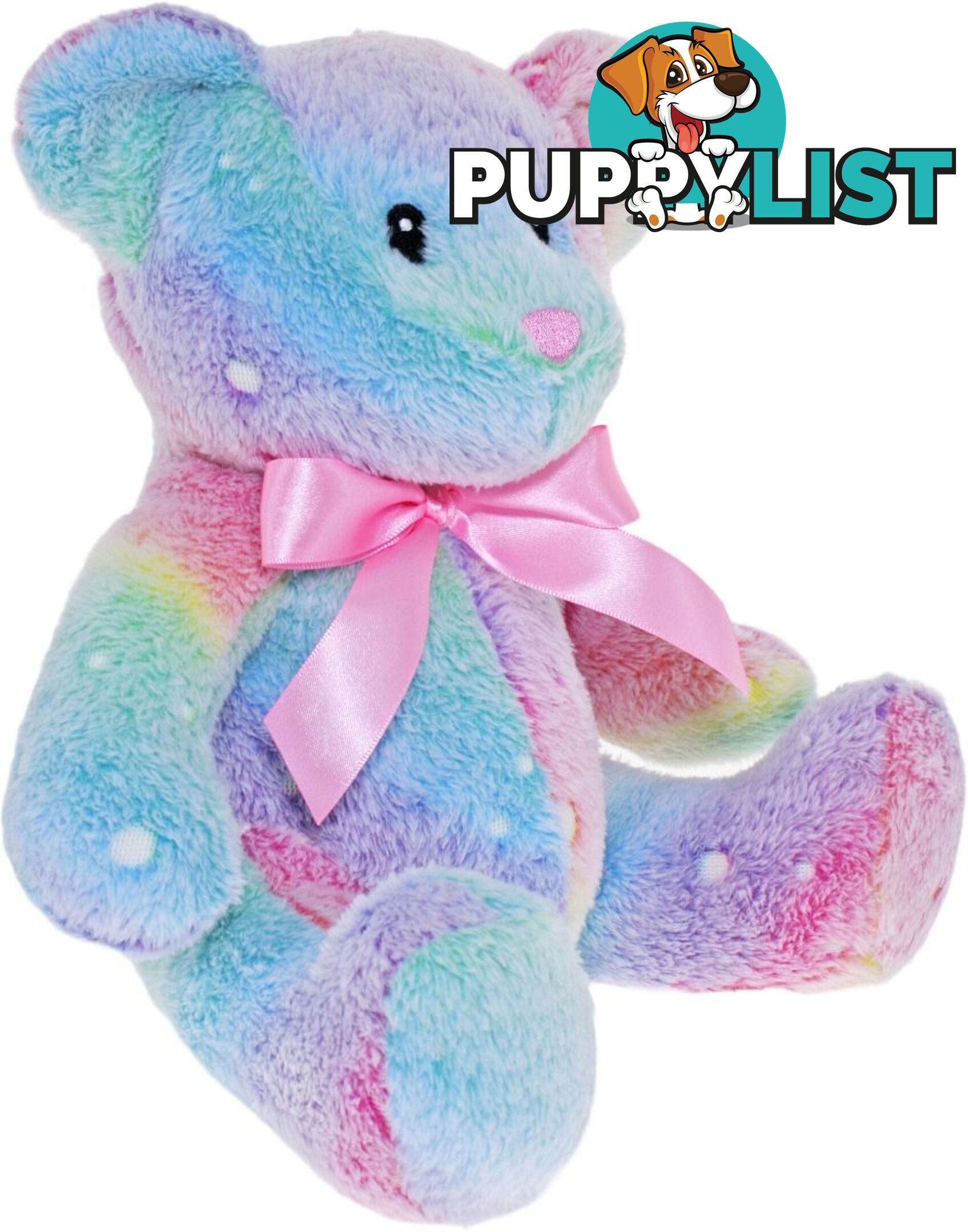 Cotton Candy - Plush Bear Teddy Blue Multi Glow In The Dark- Ccbbr05 - 9353468017884