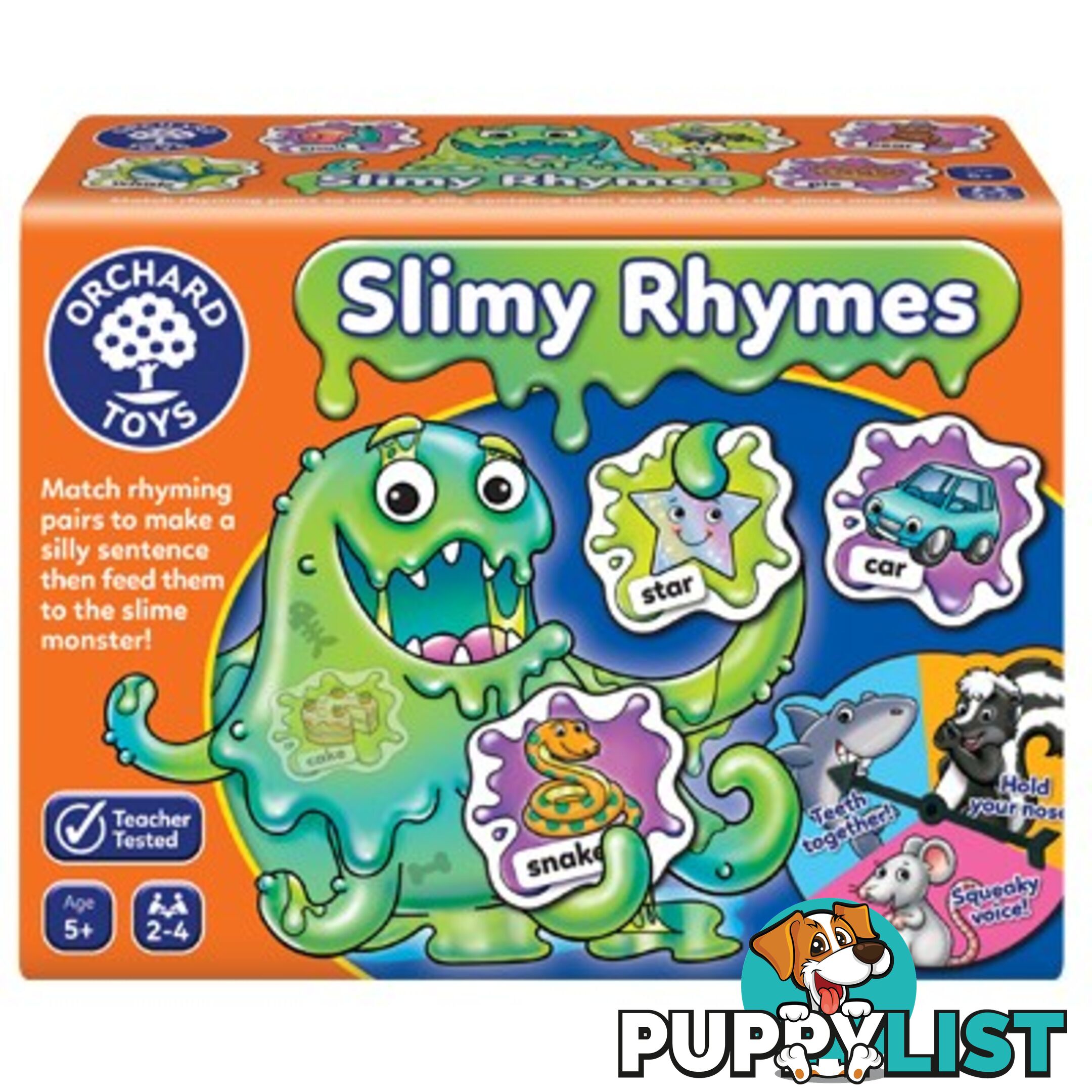 Orchard Toys - Slimy Rhymes Game - Mdoc112 - 5011863002730