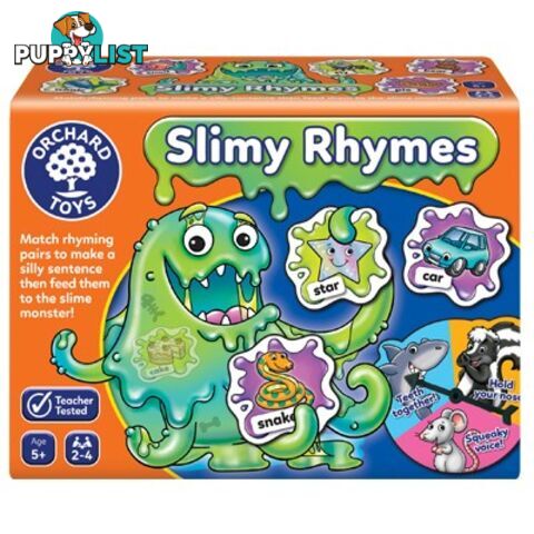 Orchard Toys - Slimy Rhymes Game - Mdoc112 - 5011863002730