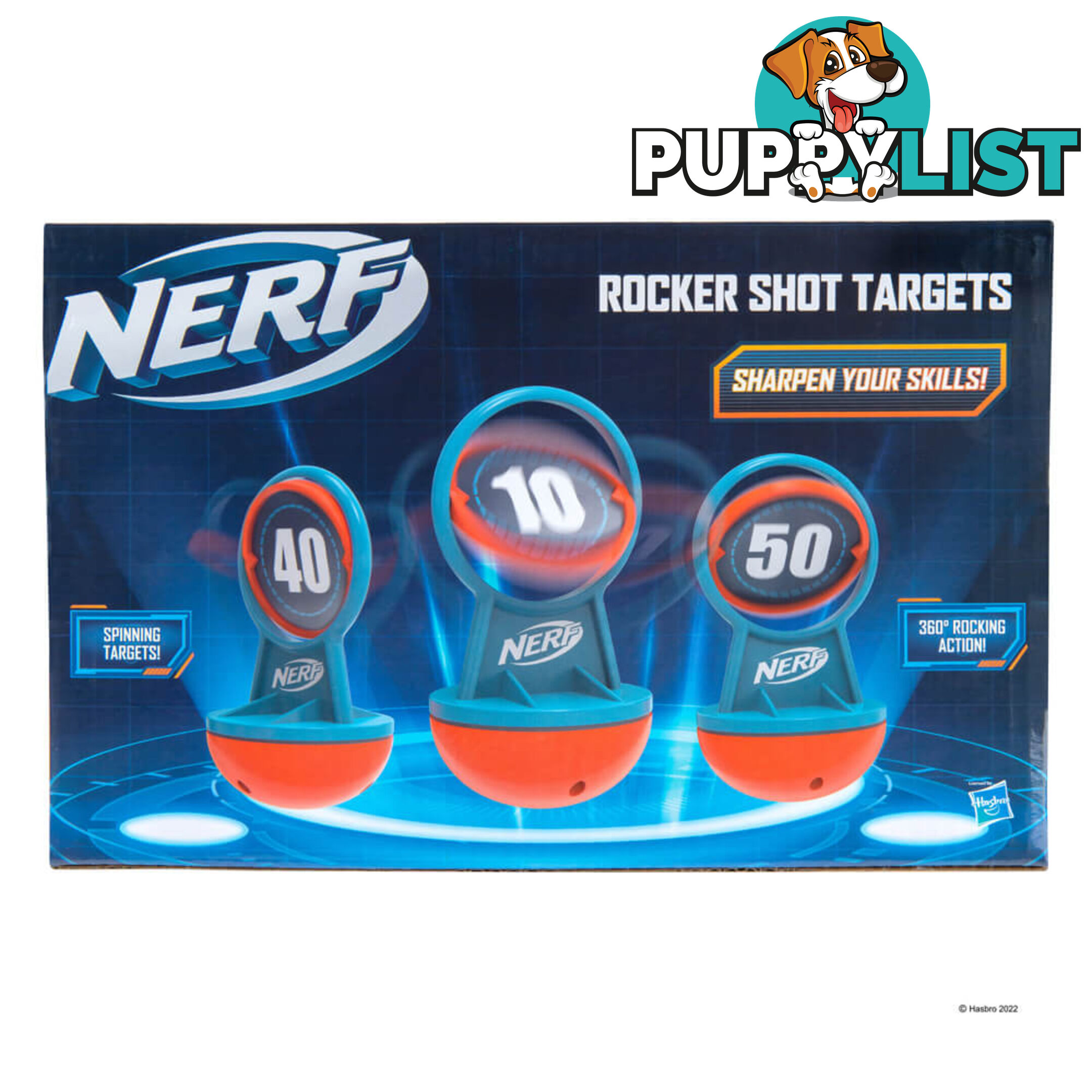 Nerf Elite Target Rocker Shot Targets 3 X Pack - Cjner0319 - 191726432593