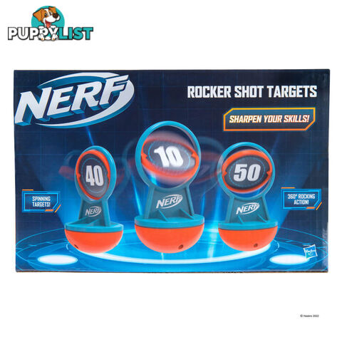 Nerf Elite Target Rocker Shot Targets 3 X Pack - Cjner0319 - 191726432593