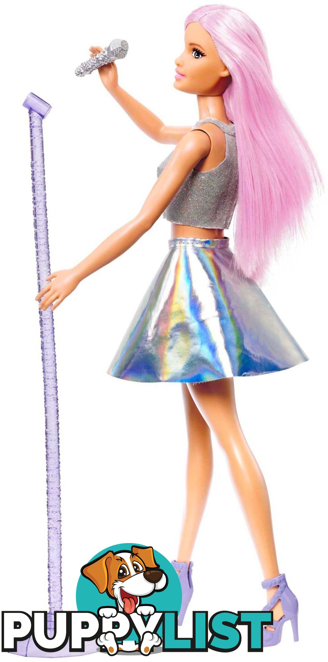 Barbie - Careers Pop Star Doll Long Pink Hair With Iridescent Skirt - Mattel - Mafxn98 - 887961696868