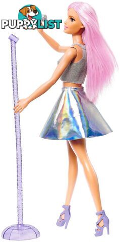 Barbie - Careers Pop Star Doll Long Pink Hair With Iridescent Skirt - Mattel - Mafxn98 - 887961696868