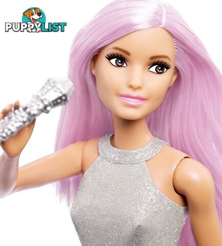 Barbie - Careers Pop Star Doll Long Pink Hair With Iridescent Skirt - Mattel - Mafxn98 - 887961696868