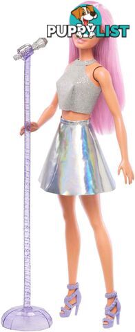 Barbie - Careers Pop Star Doll Long Pink Hair With Iridescent Skirt - Mattel - Mafxn98 - 887961696868