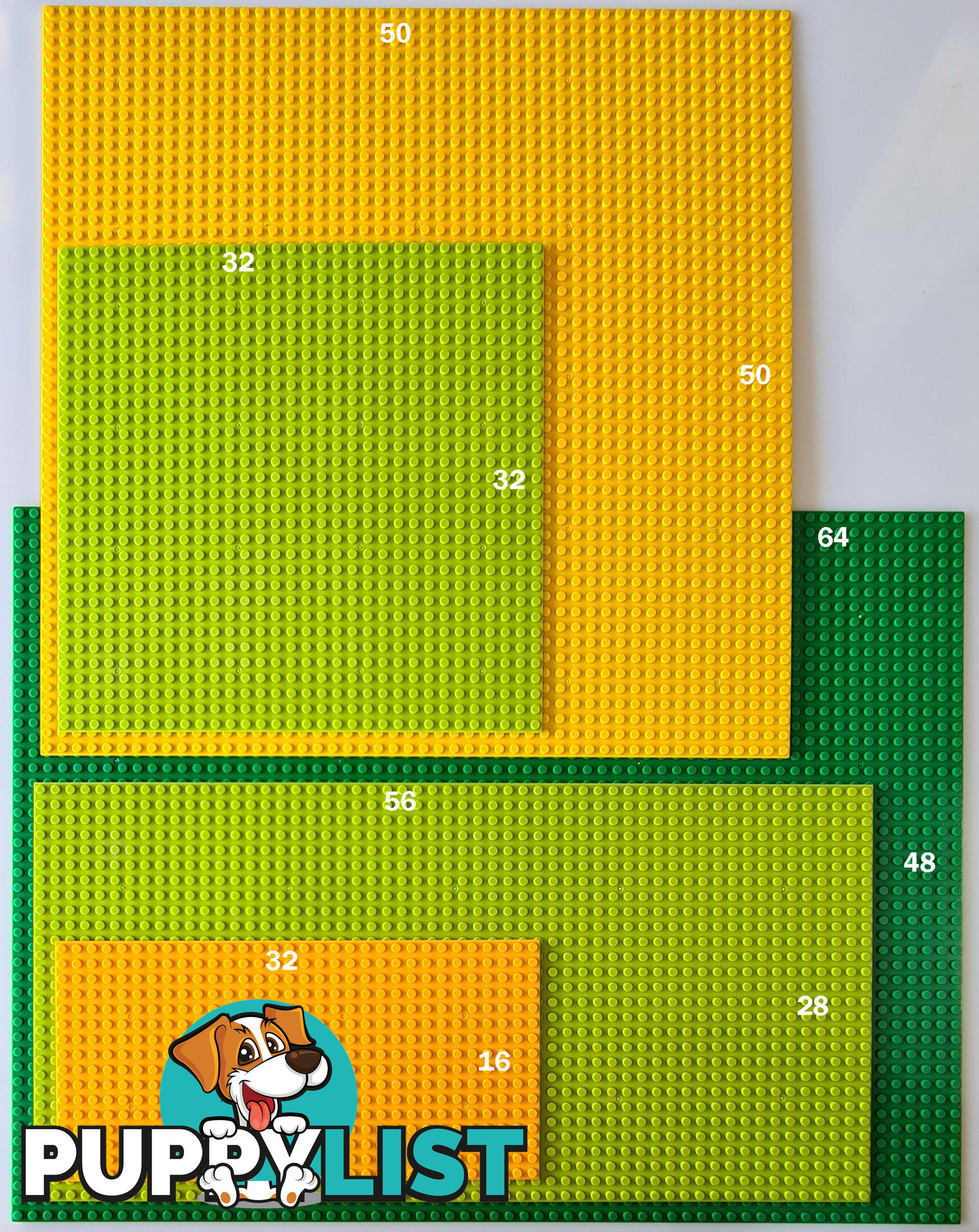 BASEPLATE  Double Sided 16x32 Studs  D/blue Generic-classic - 0709081622988