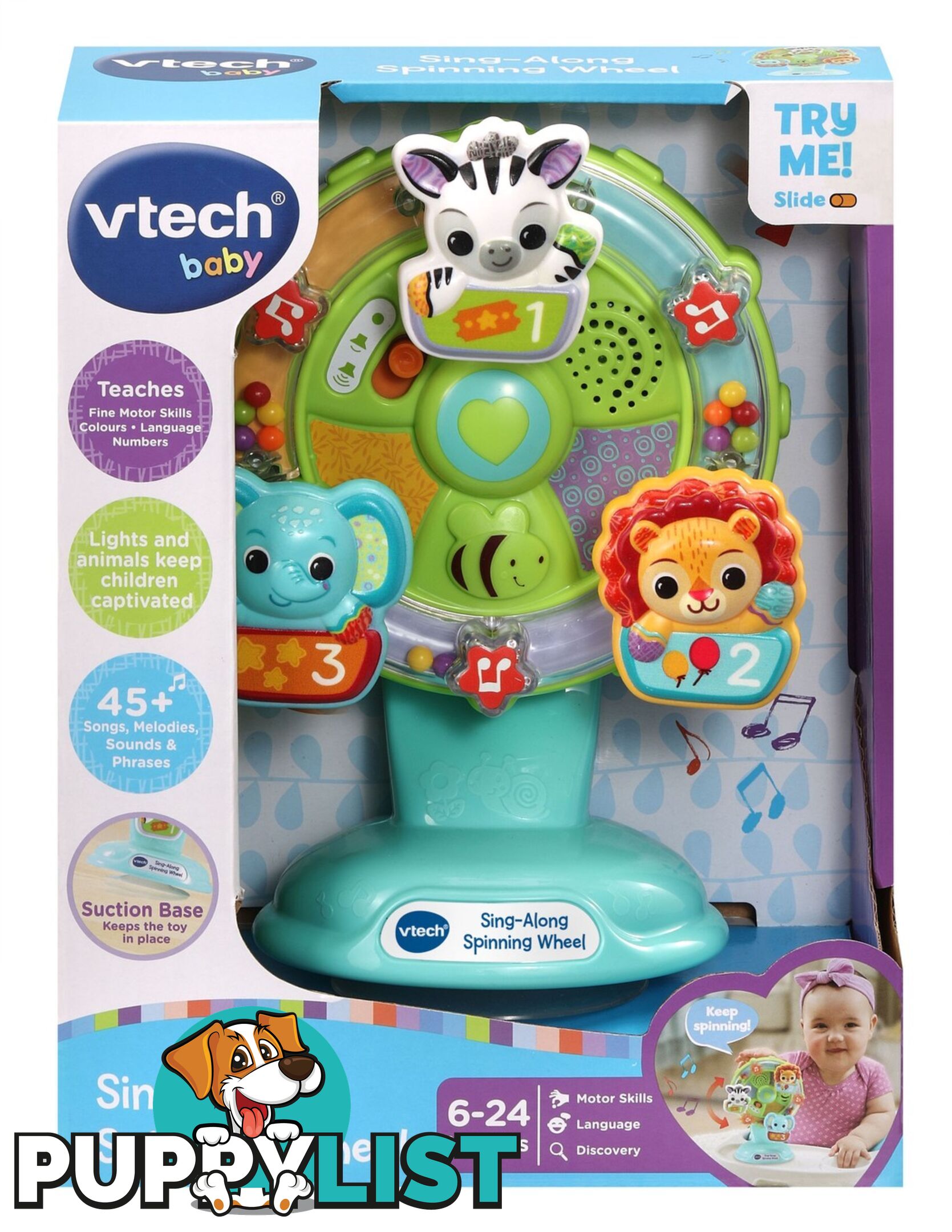 Vtech - Sing Along Spinning Whee - Tn80165963004 - 3417761659632