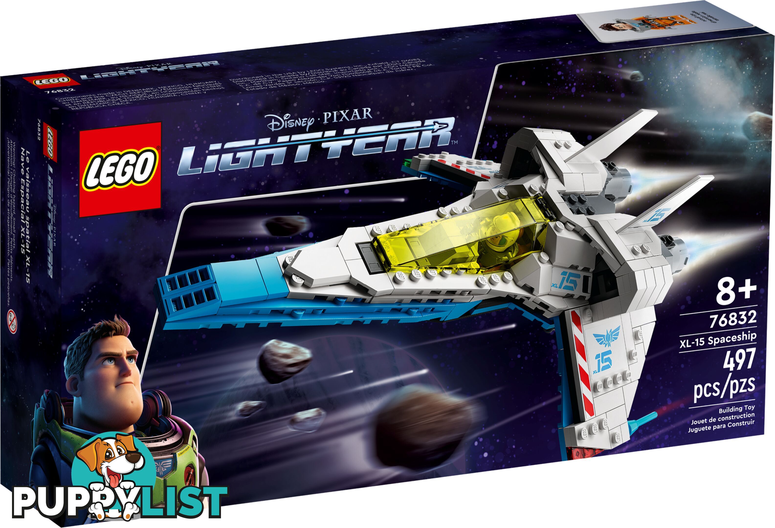 LEGO 76832 XL15 Spaceship - Buzz Lightyear Disney - 5702017152417