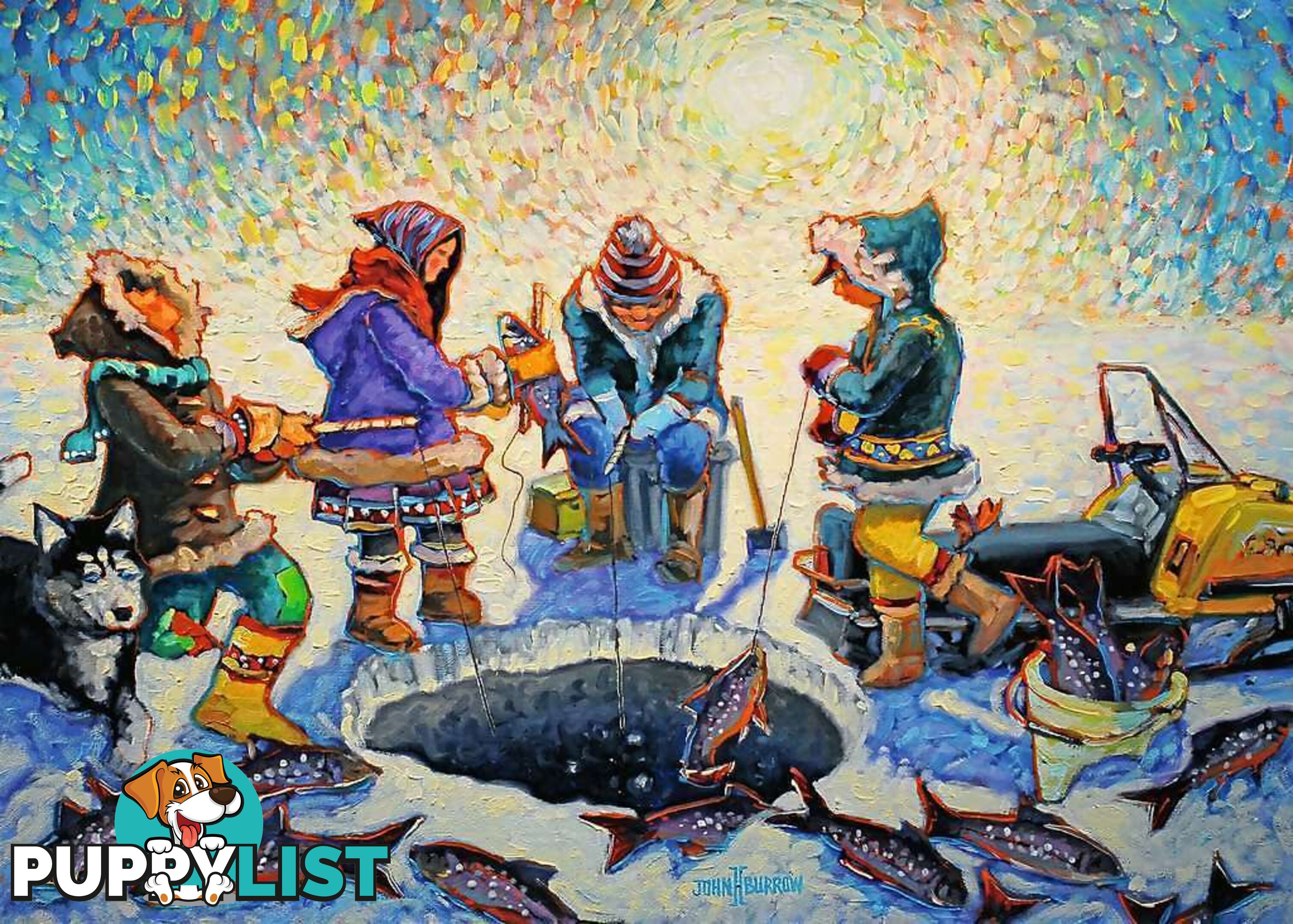 Ravensburger - Ice Fishing Jigsaw Puzzle 1000pc - Mdrb16831 - 4005556168316