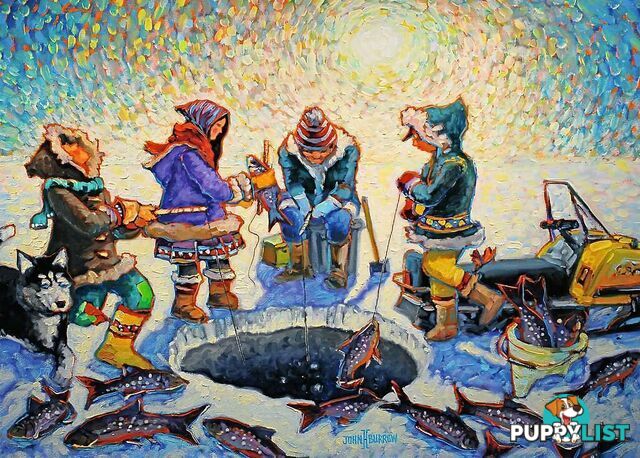 Ravensburger - Ice Fishing Jigsaw Puzzle 1000pc - Mdrb16831 - 4005556168316