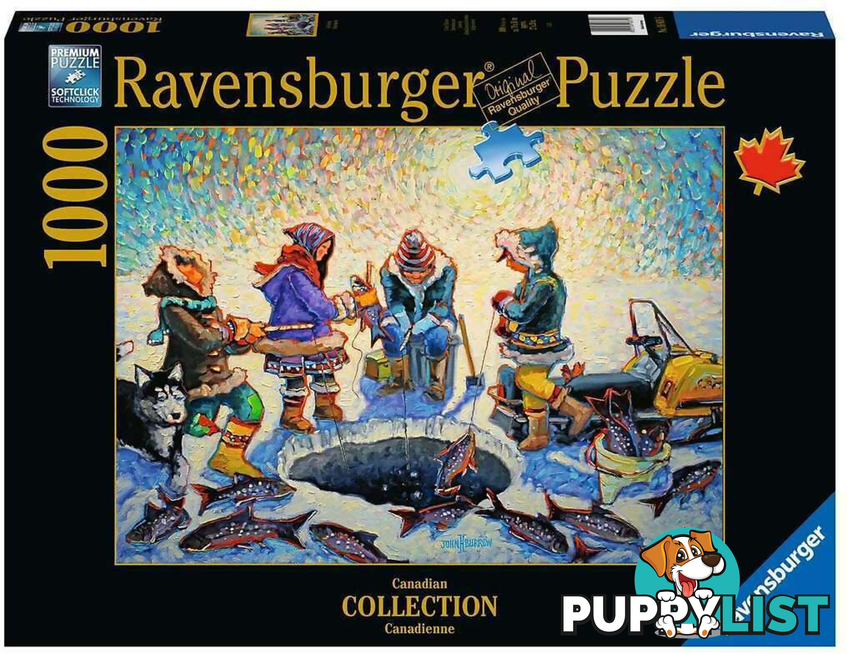 Ravensburger - Ice Fishing Jigsaw Puzzle 1000pc - Mdrb16831 - 4005556168316