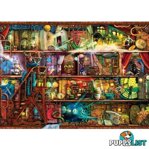 Holdson - Steampunk Book Shelf - Treat Yo' Shelf S2 Jigsaw Puzzle 1000 Pieces - Jdhol774876 - 9414131774876