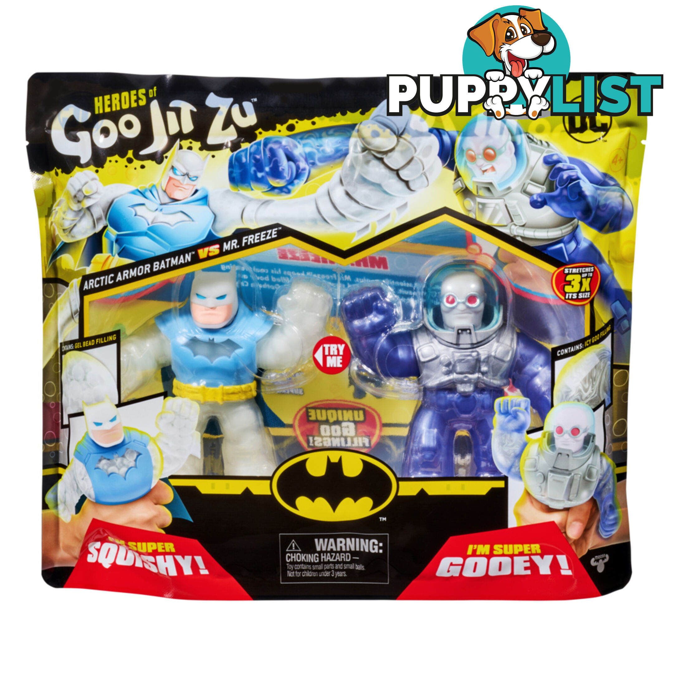 Heroes Of Goo Jit Zu Versus Pk Arctic Armor Batman Vs Mr. Freeze - Mj41393 - 630996413937