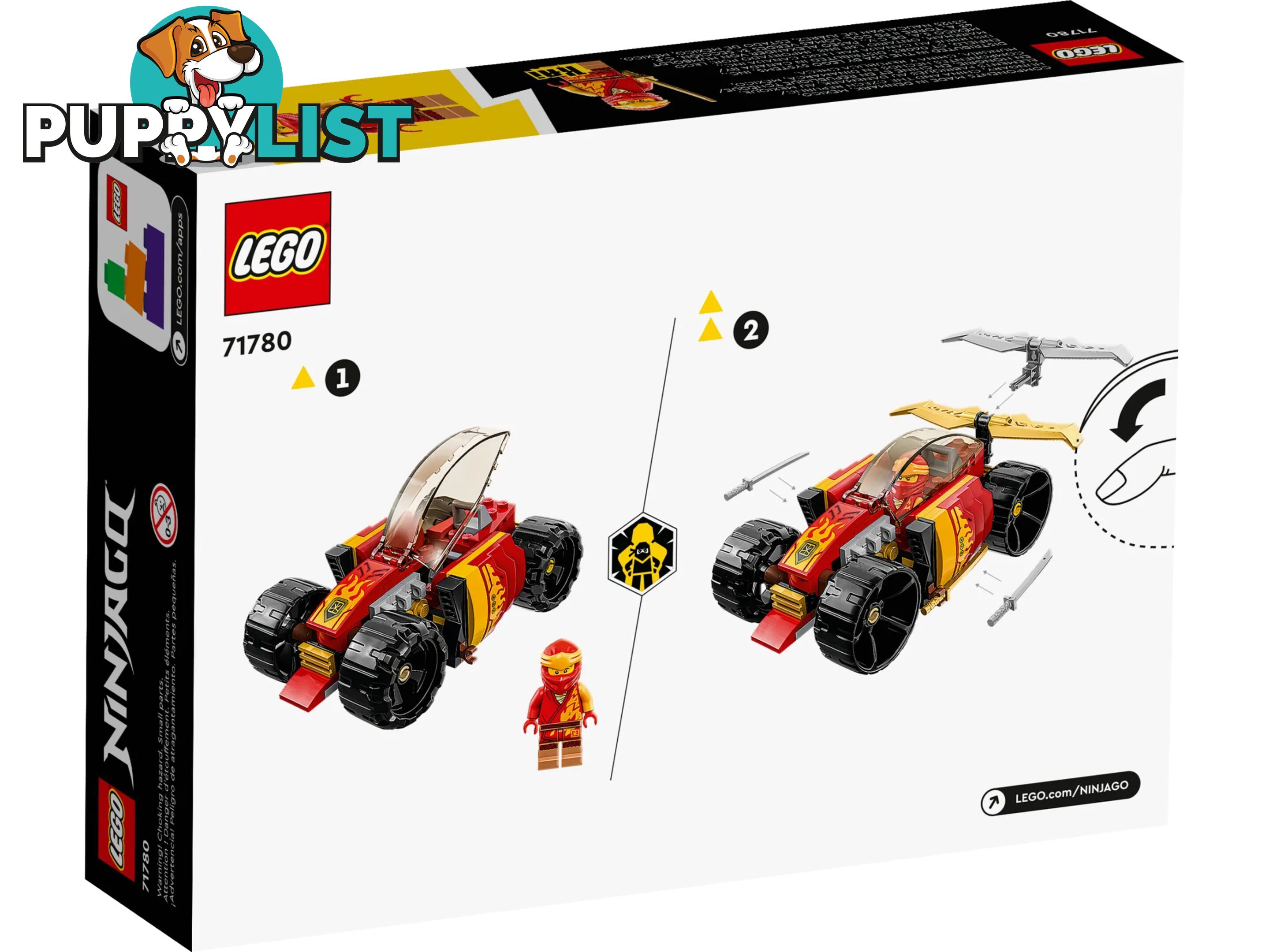 LEGO 71780 Kai's Ninja Race Car EVO- Ninjago - 5702017399676