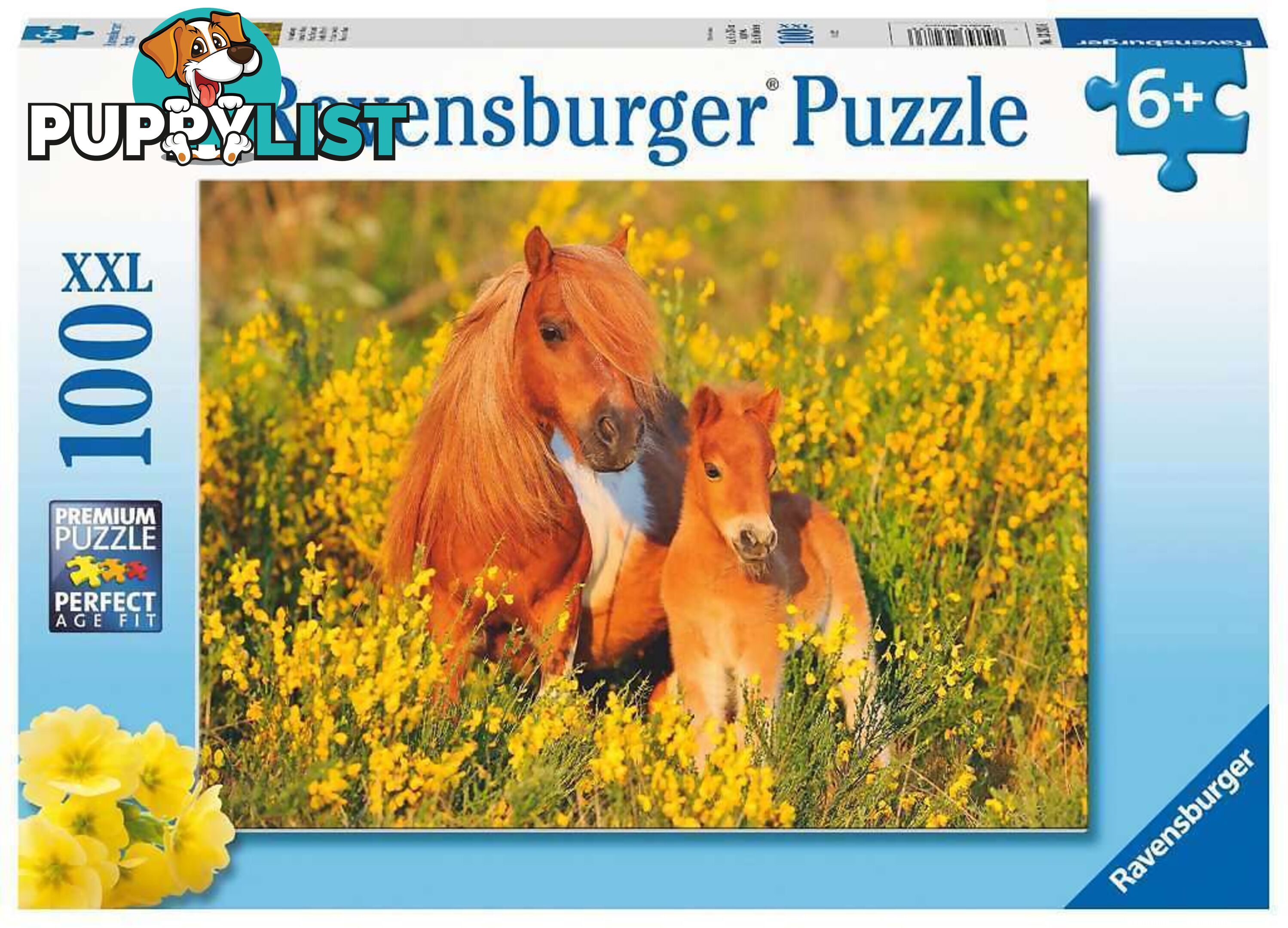 Ravensburger - Shetland Ponies Jigsaw Puzzle 100pc - Mdrb13283 - 4005556132836