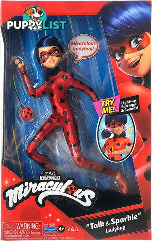 Miraculous Ladybug - ''talk & Sparkle Ladybug'' - Hs50250 - 043377502517