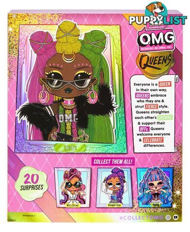 L.O.L Surprise O.m.g. Queens Doll Sways - Bj579885 - 0035051579908