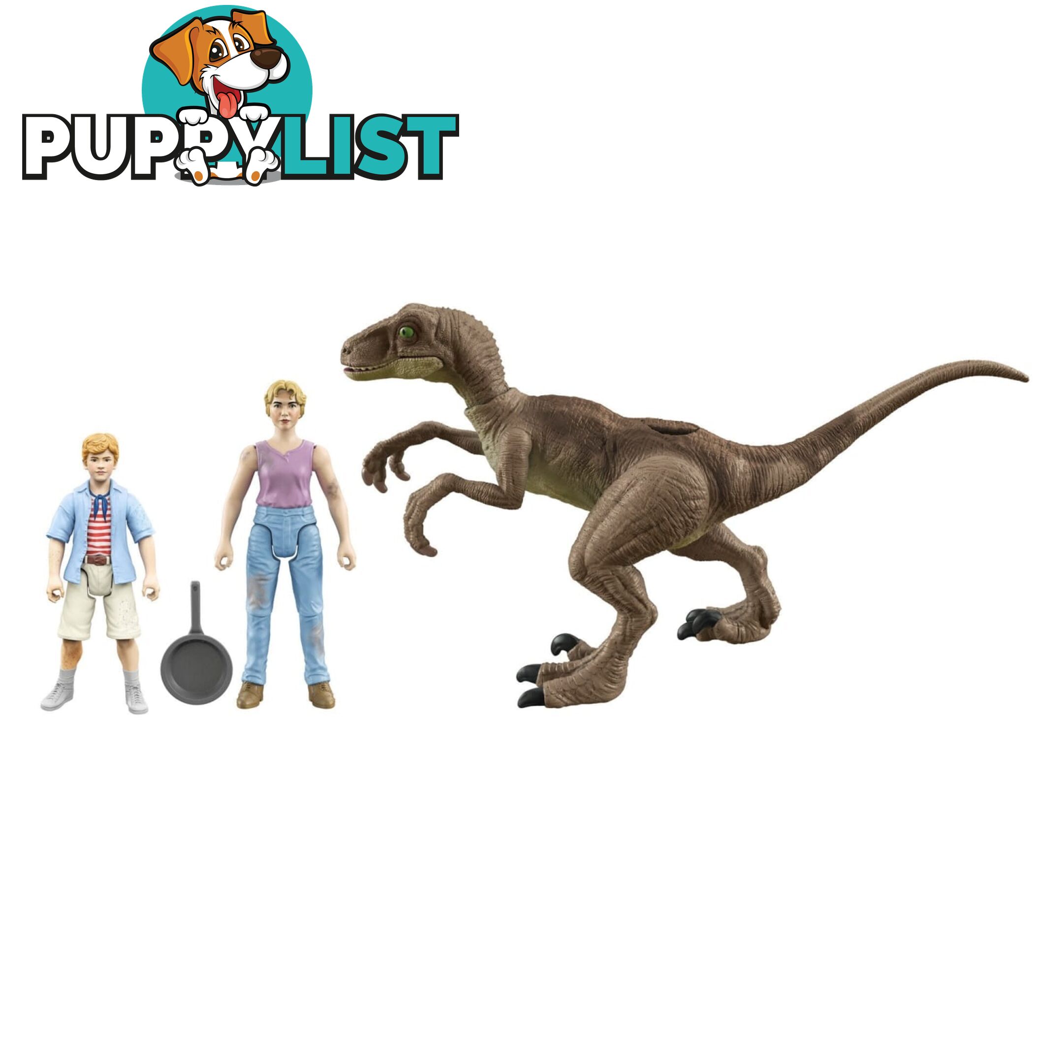 Jurassic World Legacy Collection Kitchen Encounter Tim Lex & Raptor - Mahfg62 - 194735039890