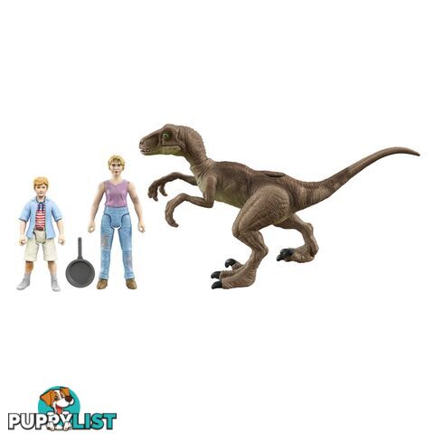 Jurassic World Legacy Collection Kitchen Encounter Tim Lex & Raptor - Mahfg62 - 194735039890